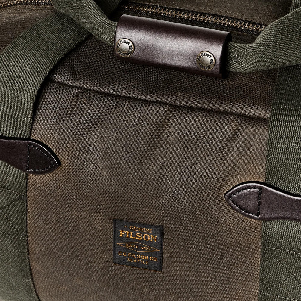 Small Tin Cloth Duffle Bag, Otter Green