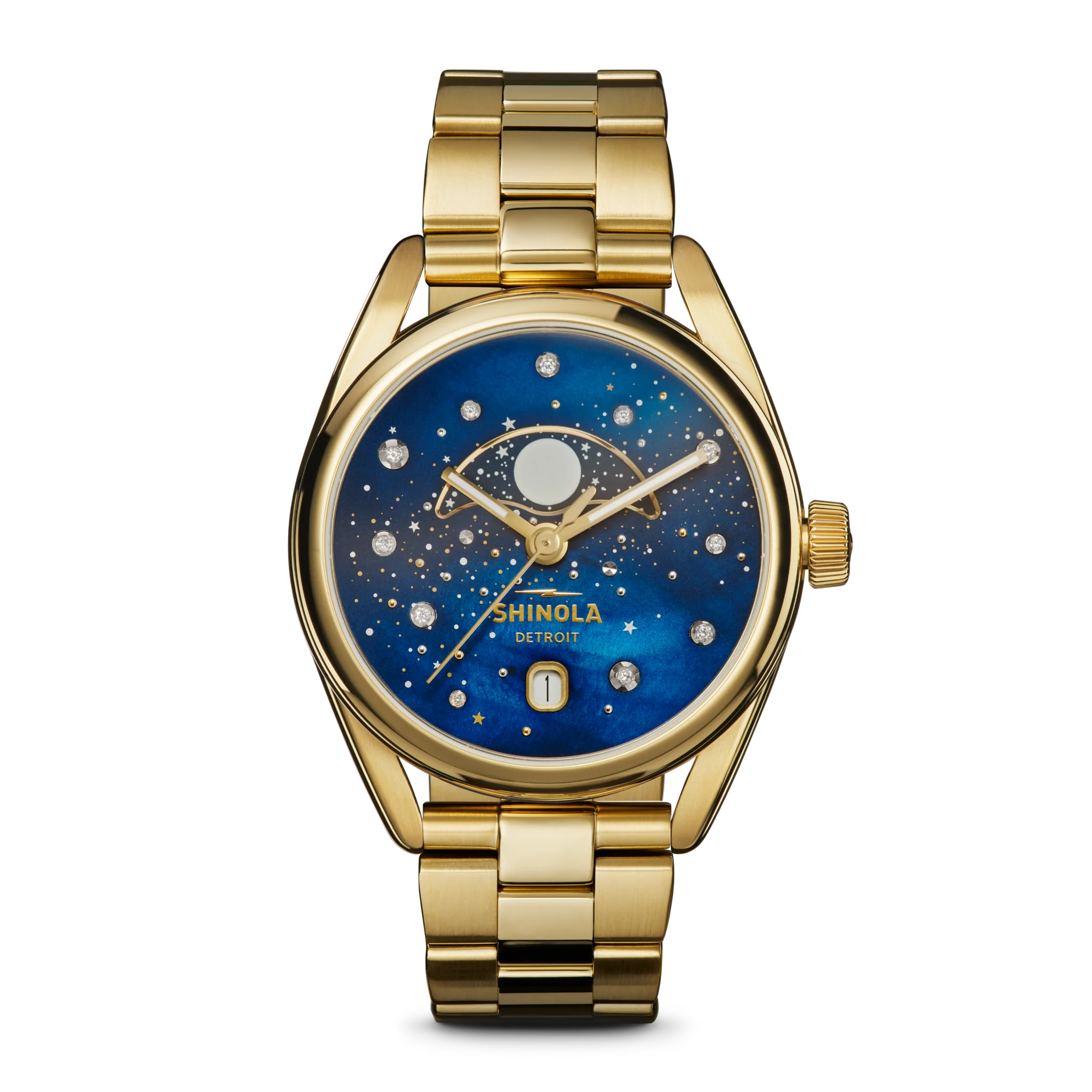 Shinola | 38mm Derby Moon-Phase Watch