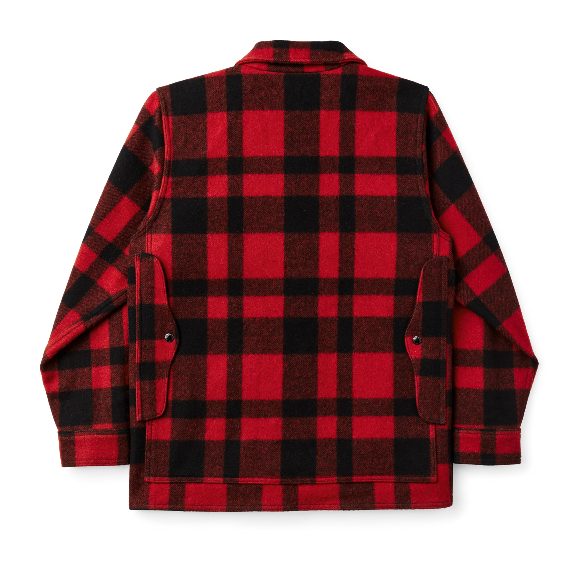Mackinaw Wool Cruiser Jacket, Red/Black Plaid