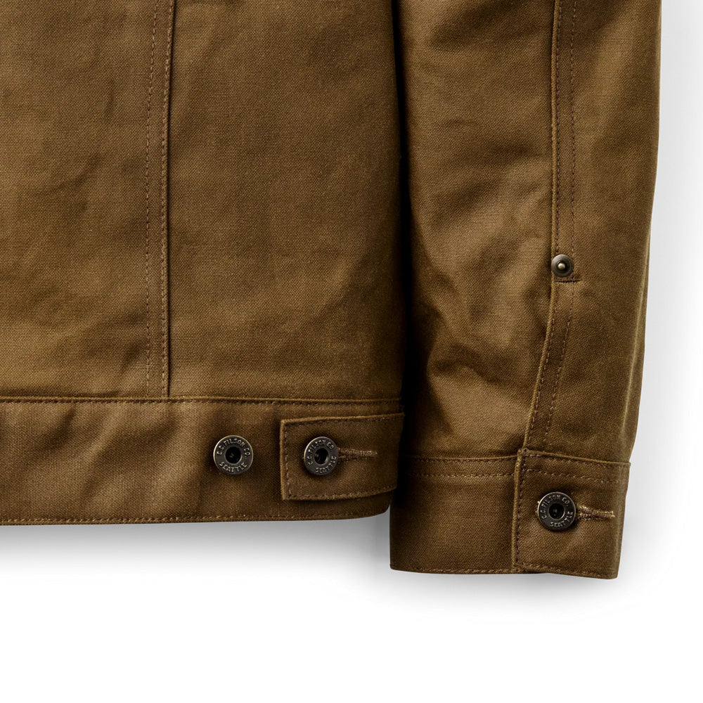 Tin Cloth Short Lined Cruiser Jacket, Dark Tan