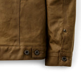 Tin Cloth Short Lined Cruiser Jacket, Dark Tan