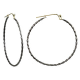 Sarah McGuire | Extra Large Twisted Bias Hoop Earrings
