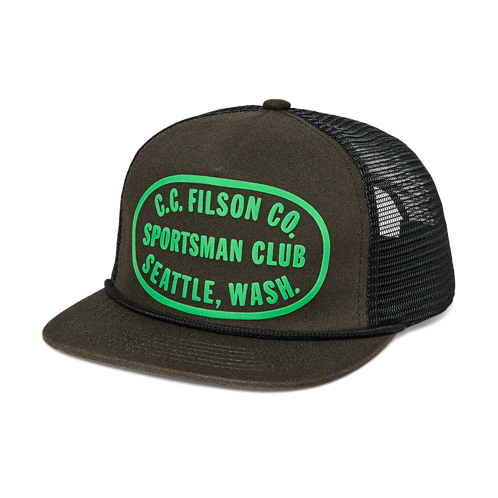 Scenic Trucker Mesh Cap, Dark Forest