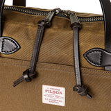 Tin Cloth Compact Briefcase, Dark Tan