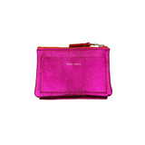 Nico Wrap Wallet, Texture Matte Foil Electric Pink