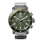 48mm Runwell Sport Chronograph Watch, Olive