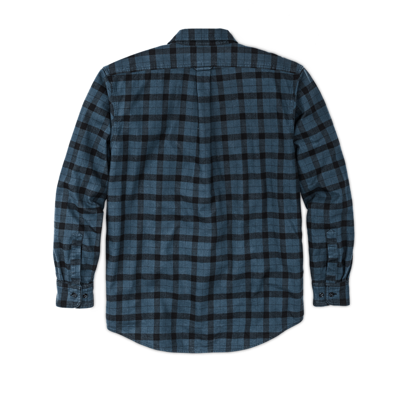 Alaskan Guide Flannel Shirt, Midnight / Black