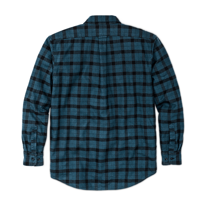 Alaskan Guide Flannel Shirt, Midnight / Black