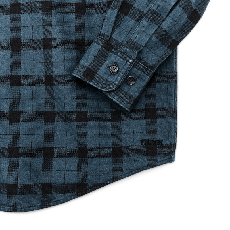 Alaskan Guide Flannel Shirt, Midnight / Black