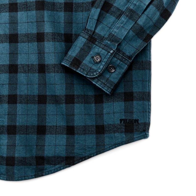 Alaskan Guide Flannel Shirt, Midnight / Black