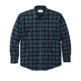 Alaskan Guide Flannel Shirt, Midnight / Black