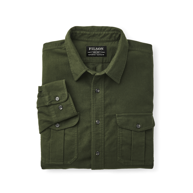 Moleskin Seattle Shirt, Dark Olive