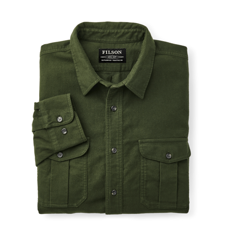 Moleskin Seattle Shirt, Dark Olive