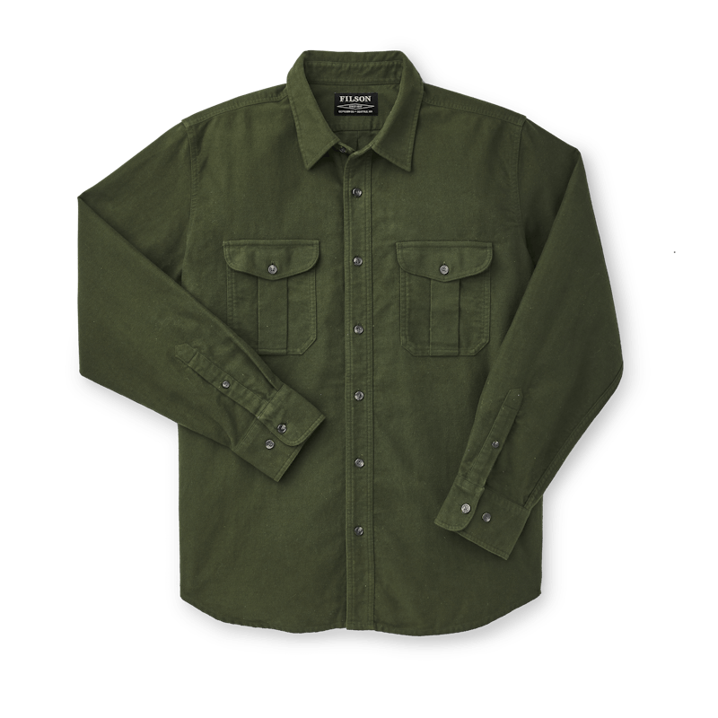 Moleskin Seattle Shirt, Dark Olive