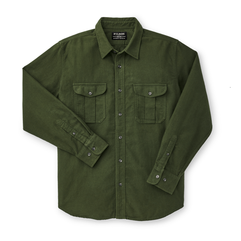 Moleskin Seattle Shirt, Dark Olive