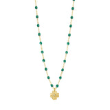 Classic Gigi Clover Lumiere Necklace, Emerald