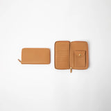 The Tall Coupe Leather Wallet, Saddle