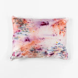 Abstract Botanically Dyed Silk Pillowcase, Multi
