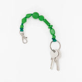 Short Perlenmix Keychain, Green