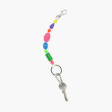 Short Perlenmix Keychain, Multicolor