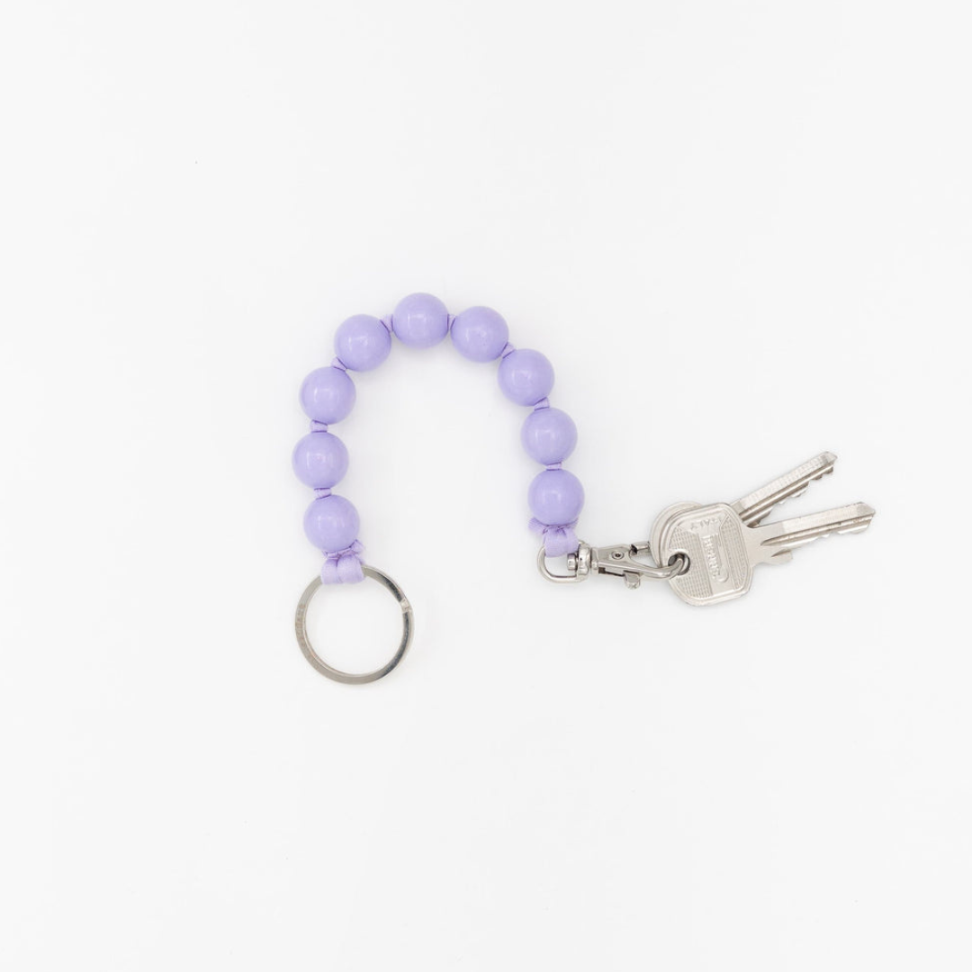 Big Short Perlen Keychain, Lilac