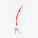 Big Short Perlen Keychain, Pink Mix