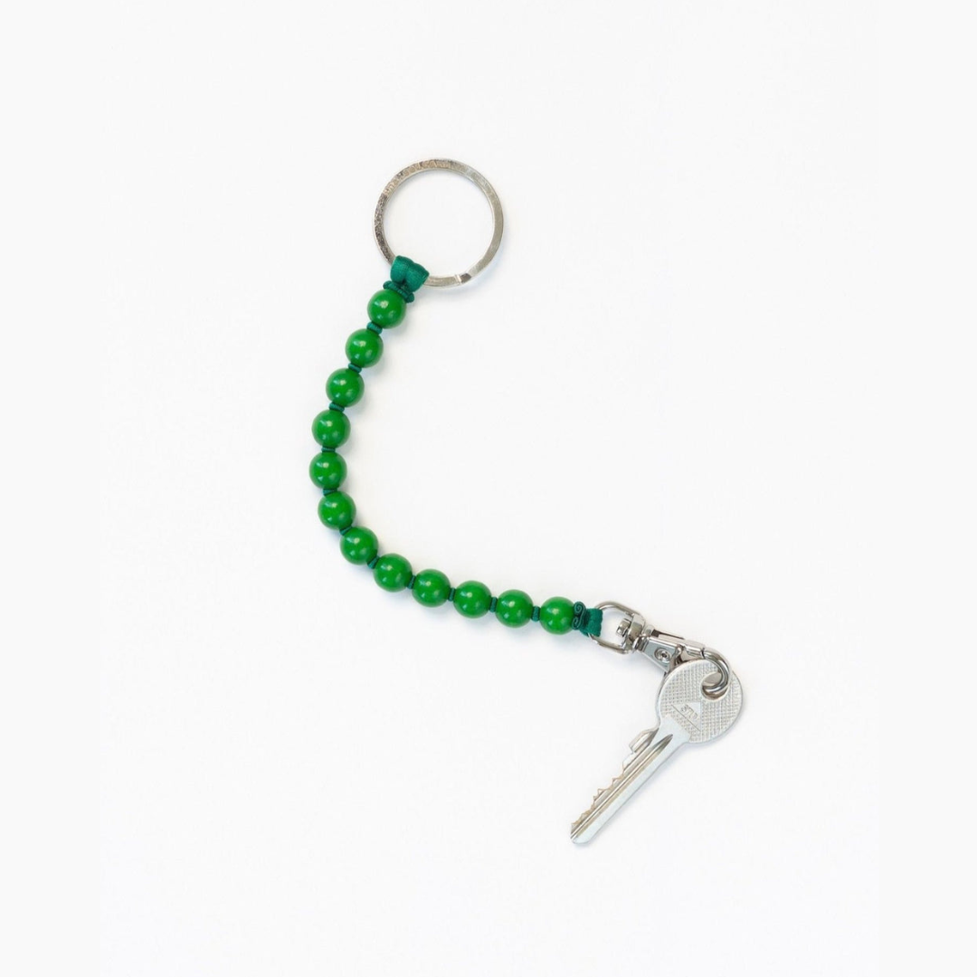 Short Perlen Keychain, Green