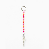 Short Perlen Keychain, Pink Mix