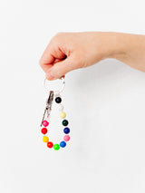 Short Perlen Keychain, Multi Mix