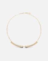 Tuxedo Mood Necklace with Diamonds