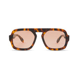 Jane Sunglasses, Brown Tortoise with Maroon Lens