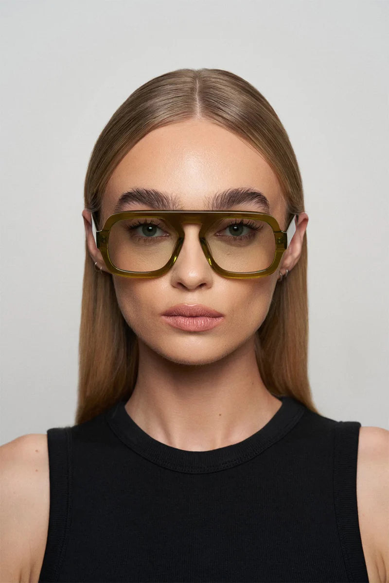 Jane Sunglasses, Olive Green