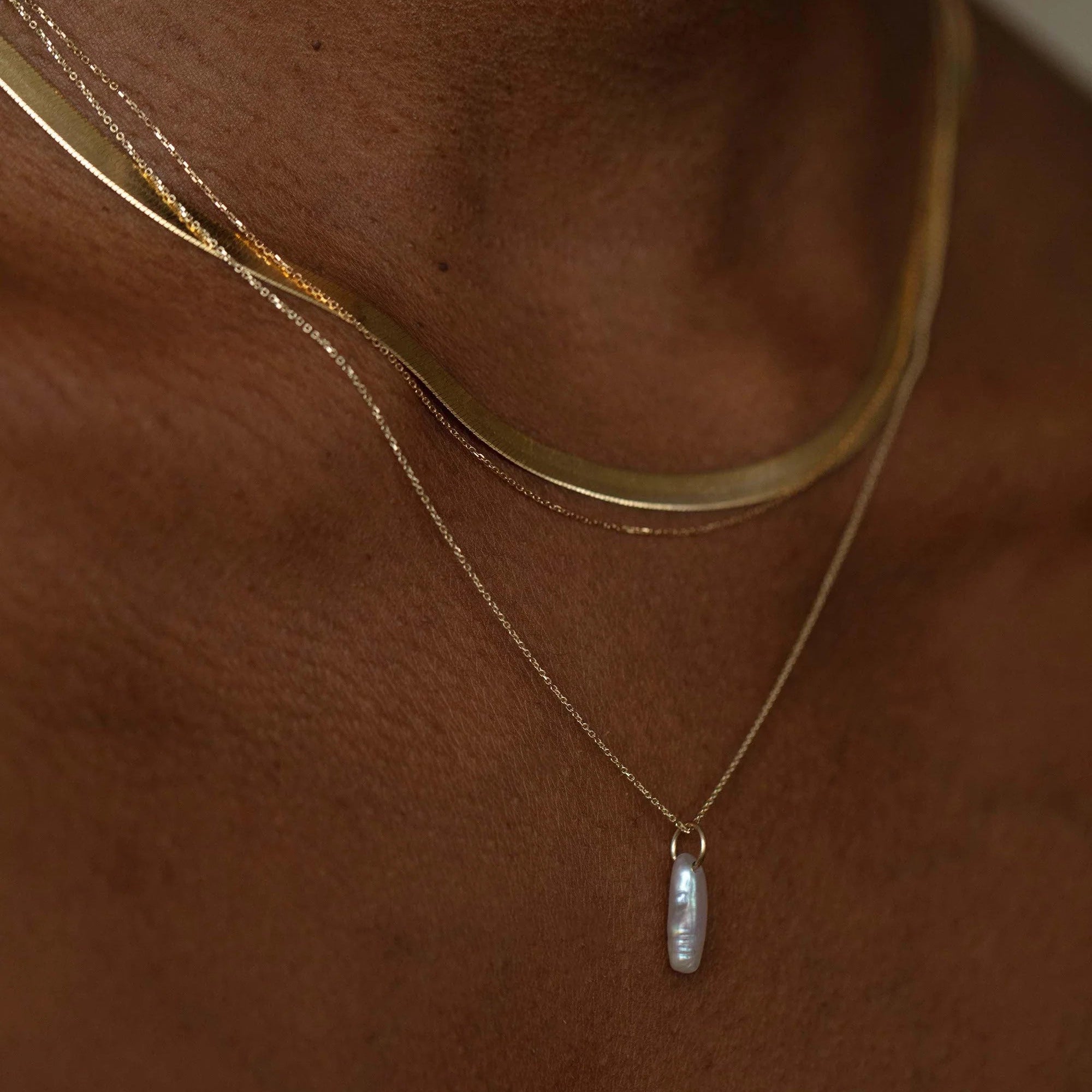 Pearl Charm Necklace