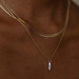 Pearl Charm Necklace