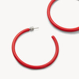 Large Hoops, Ruby