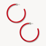 Large Hoops, Ruby