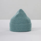 Wool Beanie, Basil