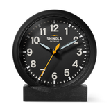 Runwell 6" Desk Clock, Matte Black / Black