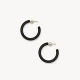 Mini Hoops, Black Matte