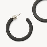 Mini Hoops, Black Matte
