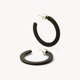 Mini Hoops, Black Matte