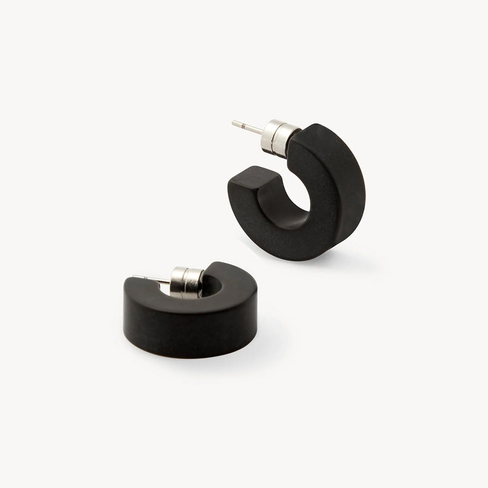 Muse Hoops, Black Matte