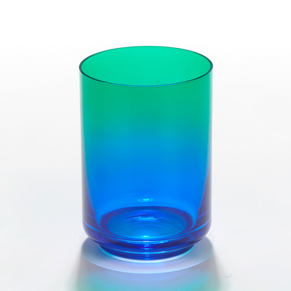 Hand Blown Gradient Glass, Mykonos