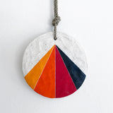 Large Round Ornament, Prism Rainbow