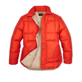 Women's Waxed Down Barn Coat, Campfire