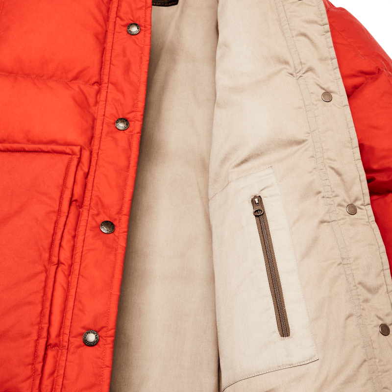 Women's Waxed Down Barn Coat, Campfire