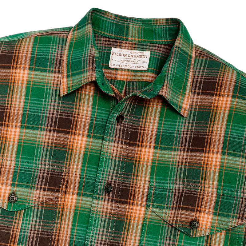 Lightweight Alaskan Guide Shirt, Yellow / Green / Gray Plaid