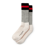 1970s Logger Thermal Socks, Black and Red