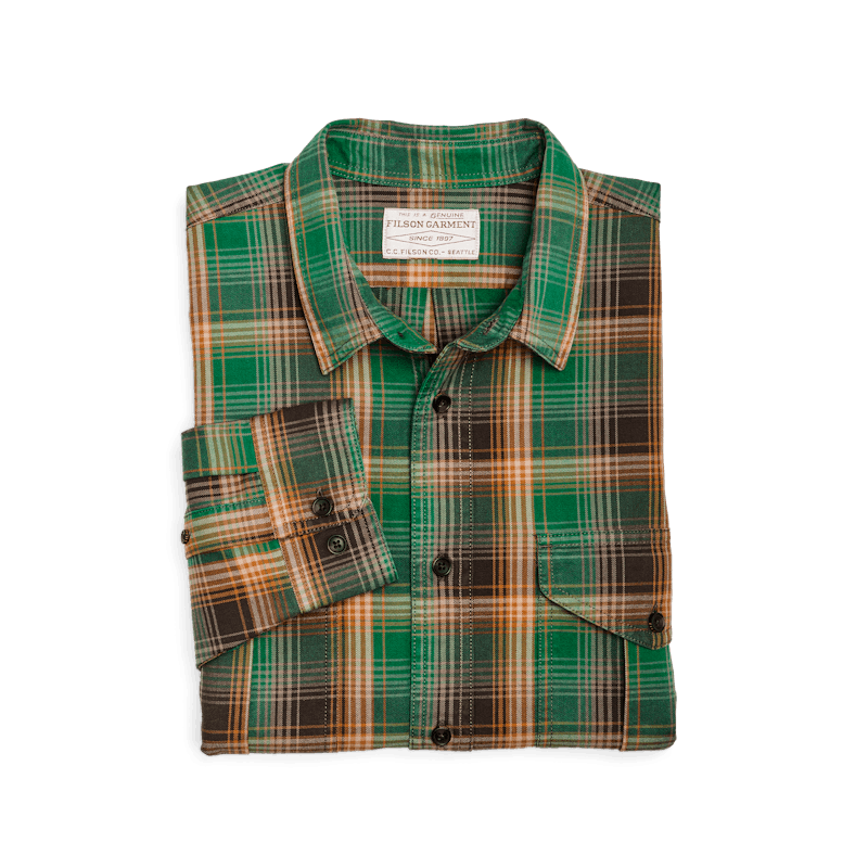 Lightweight Alaskan Guide Shirt, Yellow / Green / Gray Plaid