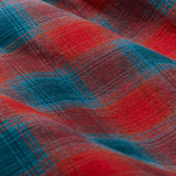 Flannel Service Shirt, Smoked Red and Legion Blue Plaid